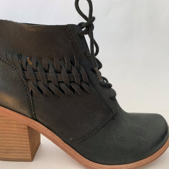 Modern Vintage Black Shoe Boots. 8M - Picture 7 of 7